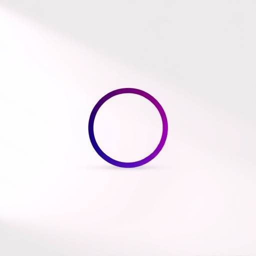Icono de branding que muestra un logotipo dentro de un círculo.